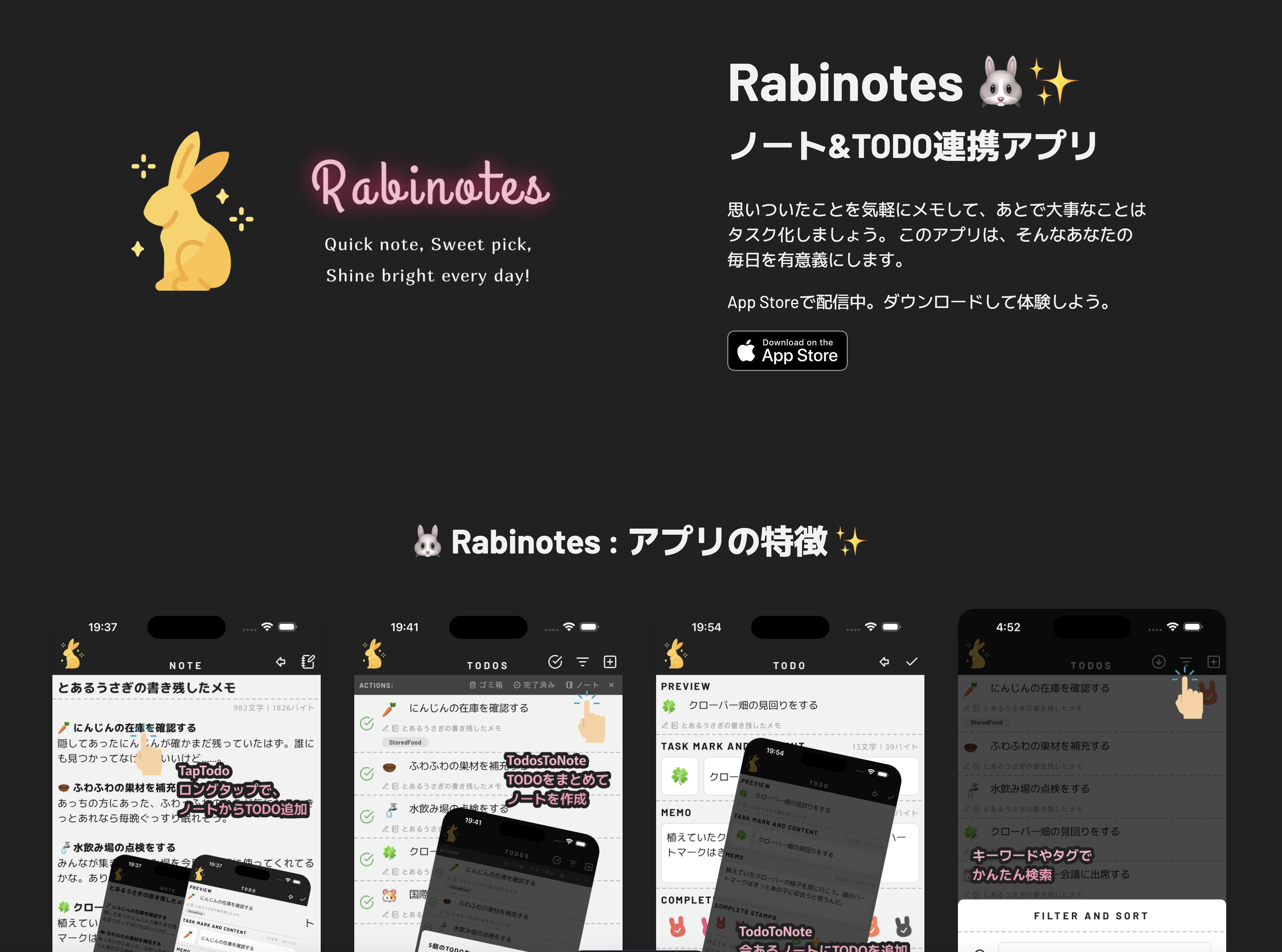 🐰 Rabinotes